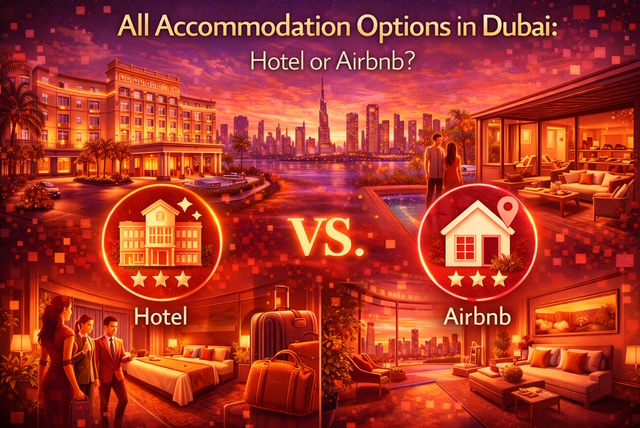 All Accommodation Options in Dubai: Hotel or Airbnb?